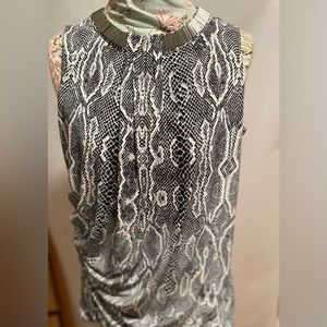 Fancy blouse, size 10.  Stretch material